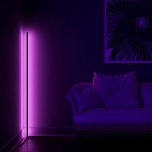 Кутовий LED торшер Ledox Design з пультом та регульованою яскравістю 330 колірних комбінацій