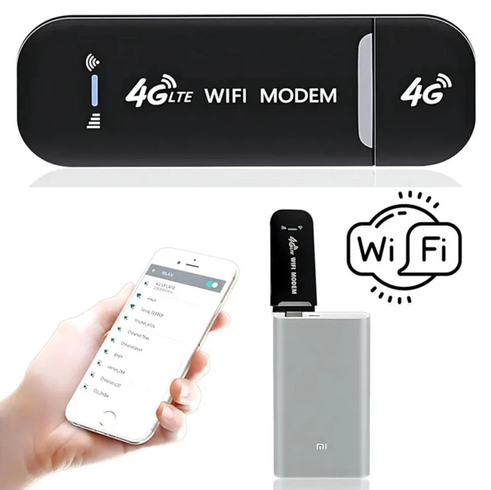 Мобильный 4G модем/роутер USB WI-FI 3G/4G LTE 3in1 HotSpot