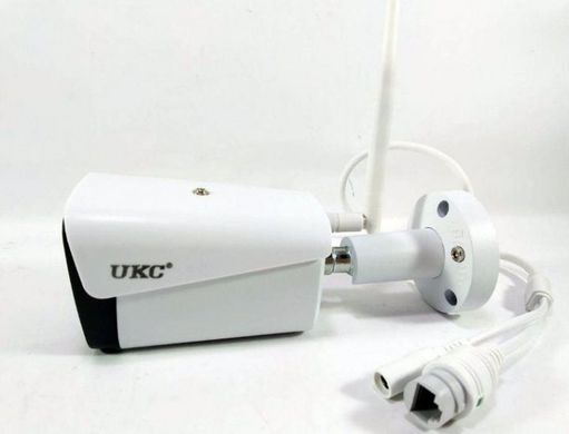 Комплект видеонаблюдения беспроводной DVR KIT CAD Full HD UKC 8004/6673 Wi-Fi 4ch набор на 4 камеры
