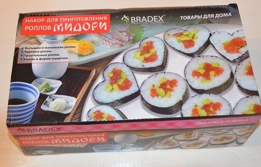 Набор для приготовления суши и роллов BRADEX «МИДОРИ» суши машина прибор для роллов