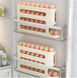 Компактный органайзер для яиц 4-слойный автоматический Plastic shelving AND XL-994 / Контейнер-лоток для яиц