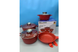 Набір посуду 9 предметів Bellmax Cookware Set BM-120 чорний