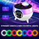 Портативна Bluetooth колонка з RGB-підсвічуванням, бездротова колонка з диско-кулею на ніжках BLTH-0322