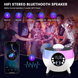 Портативна Bluetooth колонка з RGB-підсвічуванням, бездротова колонка з диско-кулею на ніжках BLTH-0322