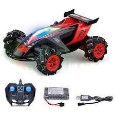 Красная Машинка на радиоуправлении с подсветкой и паром Drifter Turbo, 20КМ/Ч на аккумуляторе