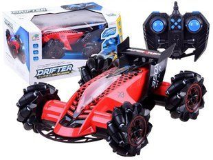 Машинка на радіокеруванні з підсвічуванням та парою Drifter Turbo, 20КМ/год на акумуляторі, Червоний