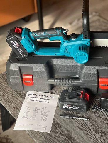 Аккумуляторная мини электрическая Electric chain saw 8 дюймов