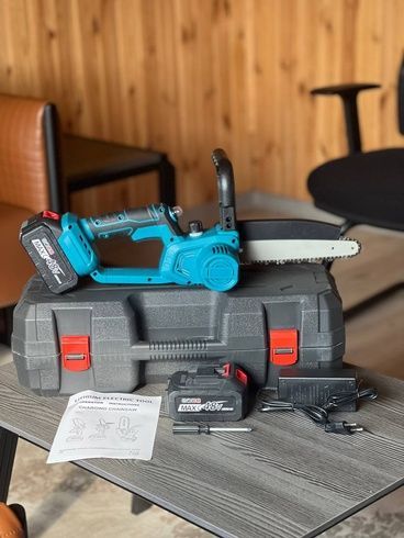 Аккумуляторная мини электрическая Electric chain saw 8 дюймов