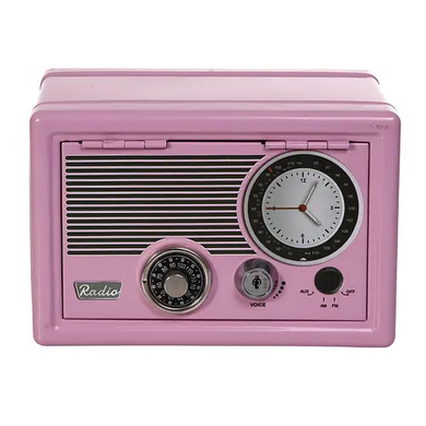 Скарбничка чорна Металевий Сейф Metal Safe Radio Радіо