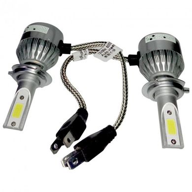 Комплект LED ламп C6 HeadLight H7 12v(5540), Серебристый