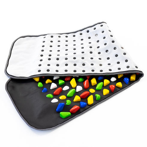 Массажный коврик с камнями для ног 120 см / Дорожка массажная для ног / Ортопедический аппликатор