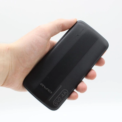 Портативний акумулятор AWEI P20K 10000mAh 2USB / Повербанк для телефону