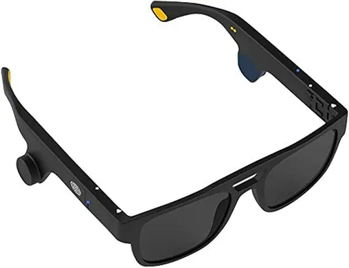 Сонцезахисні Окуляри з навушниками, Аудіо окуляри Bluetooth Gokul Bone Conduction, Черный