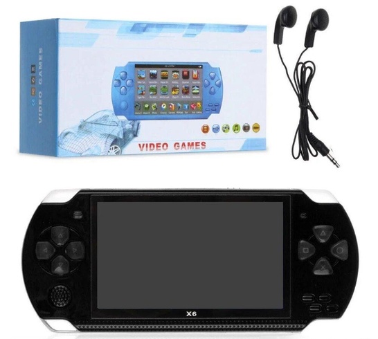 Портативна ігрова приставка PSP X6 (5,0 дюймів) 8 Гб / Портативна ігрова консоль ПСП