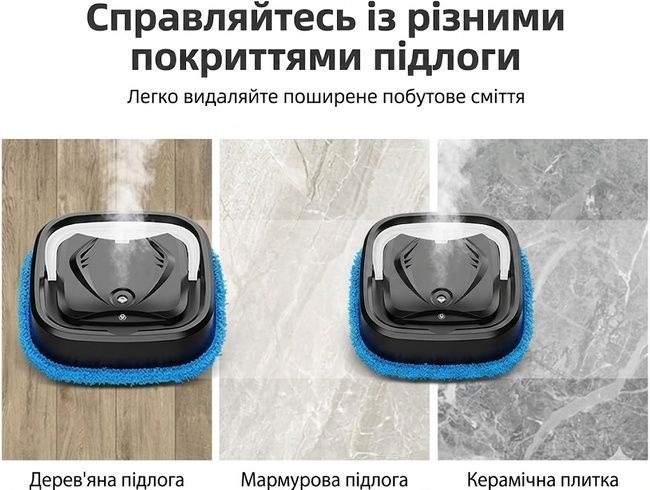 Інтелектуальна машина для миття підлог / Робот-пилосос для сухого та вологого збирання / Автоматичний робот-пилосос