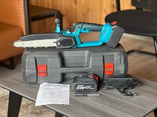 Аккумуляторная мини электрическая Electric chain saw 8 дюймов