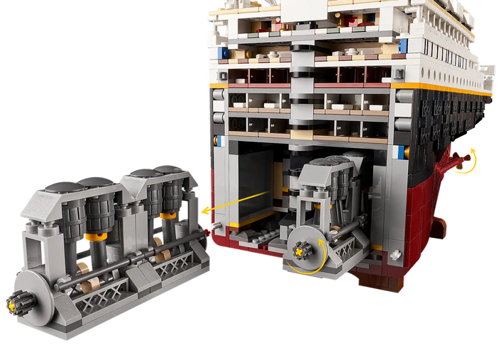 Блоковий конструктор Титанік 1.15 метра, 9090PCS
