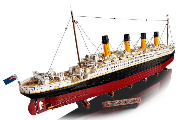 Блоковий конструктор Титанік 1.15 метра, 9090PCS