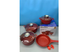 Набор посуды 9 предметов Bellmax Cookware Set BM-120 красный
