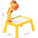 Дитячий стіл проектор для малювання з підсвічуванням Projector Painting 24 деталі жовтий