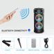 Портативная Bluetooth-колонка Sing-e ZQS4239 с LED-подсветкой / Беспроводная колонка для вечеринок с микрофоном 30W