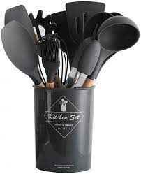 Набір кухонного приладдя силіконовий Kitchen Set RB-2239 фіолетовий (12 предметів)