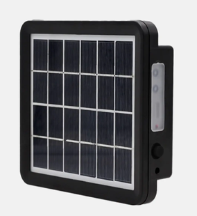 Портативна сонячна система EP-05 3в1 6v3w, Led лампи х2, powerbank, Черный