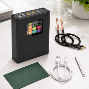 Мини аппарат точечной сварки Docreate 30 Gear / Сварочный аппарат с LCD-дисплем 5000 mAh 6&ndash;800 А