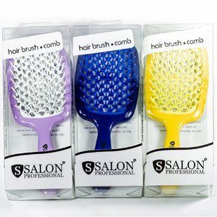 Расческа массажная прямоугольная Hair Brush (цвет в ассортименте)