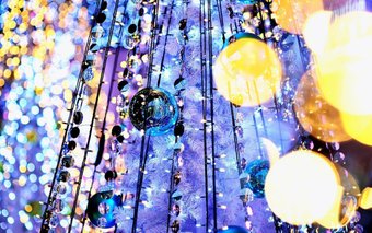 Гирлянда прозрачный шарик 40LED 5м (флеш) 18мм, Новогодняя бахрама, Светодиодная гирлянда, Уличная гирлянда