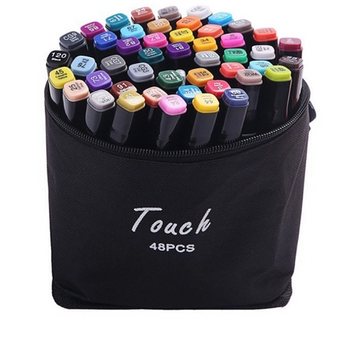 Набор скетч маркеров для рисования Touch 48 шт. , Разные цвета