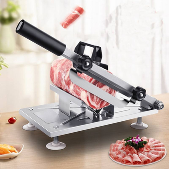 Нож-слайсер станок для нарезки мясных, колбасных и творожных изделий FOOD SLICER
