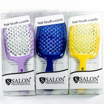 Расческа массажная прямоугольная Hair Brush (цвет в ассортименте)