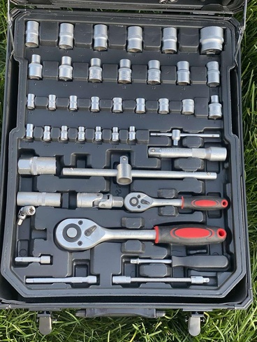 Великий Набір інструментів у валізі Rainberg 409 предметів, інструменти, набір інструментів