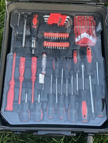Великий Набір інструментів у валізі Rainberg 409 предметів, інструменти, набір інструментів
