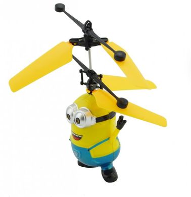 Дитяча іграшка Літаючий Міньйон з підсвічуванням та пультом