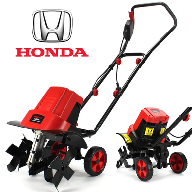 Электрокультиватор без колес Honda JT-2000 (2.0 кВт) Культиватор электрический Хонда, Красный