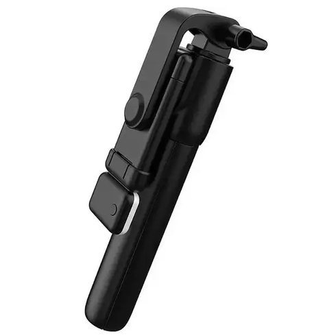 Селф палиця, штатив-монопод для телефону з Bluetooth пультом та LED світлом Selfie Stick DF-01S AND 5222 (чорний)