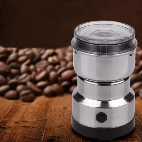Кофемолка электрическая MAXTOP (150 Вт), Серебристый
