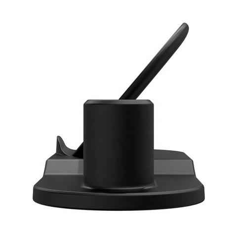 Быстрая беспроводная зарядка подставка Qi Wireless Fast Charger 3 в 1 для телефона (док станция), черная