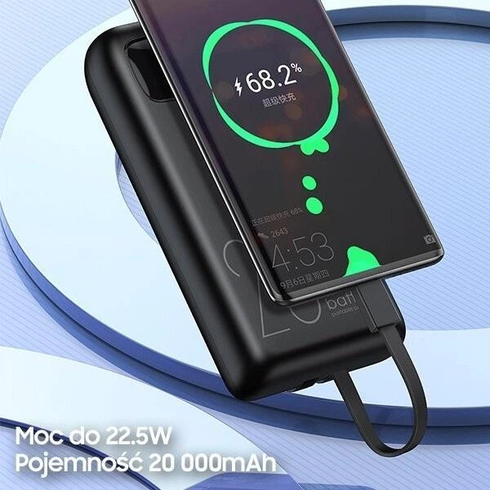 Повербанк AWEI P13K/9610 22,5W Зарядний пристрій 20 000 mah