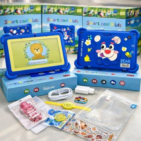 Планшет Smart Cool Kids C12 для дітей, 8 ГБ ОЗУ, 256 ГБ ПЗУ, Android, 7 дюймів