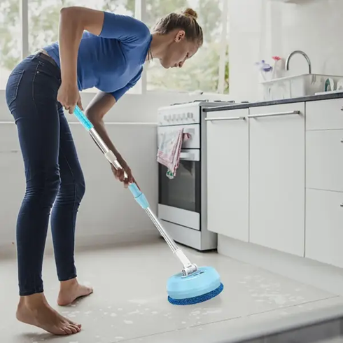 Беспроводная аккумуляторная швабра с двумя насадками Wireless Cleaner AA102 /Аккумуляторная швабра для дома
