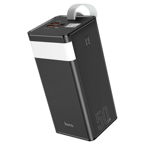 Повербанк Hoco J86A Power Bank 50000mAh 22.5W 5A с фонариком