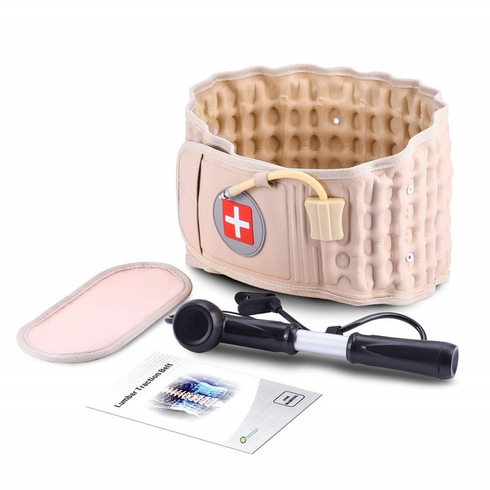 Пневматический пояс-корсет для спины Spinal Air Traction Waist Belt Brace, поясничный