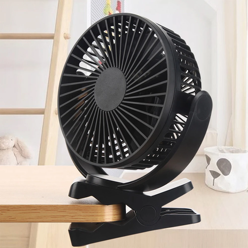 Портативний міні-вентилятор USB з акумулятором на прищіпці Mini Fan SMALL FAN AF-01