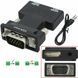 Конвертер с HDMI на VGA OUT Black, Черный