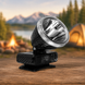 Налобный Фонарик TSL 5800h / Аккумуляторный фонарик UKC / LED с солнечной батареей и зарядкой от Type-C
