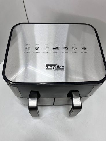 Аэрофритюрница на 2 чаши Zepline ZP-209 с мощностью 4000Вт на 12л