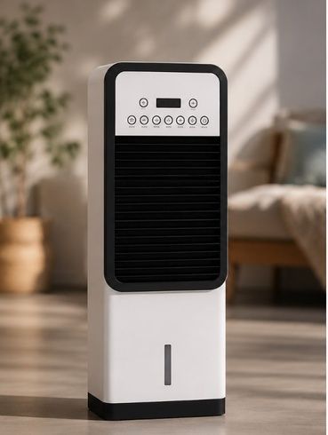 Напольный вентилятор Germatic Air Max Pro 2в1 (зима-лето)  /  Мобильный кондиционер с обогревом и охлаждением  BFX-8D-1668 (220V)